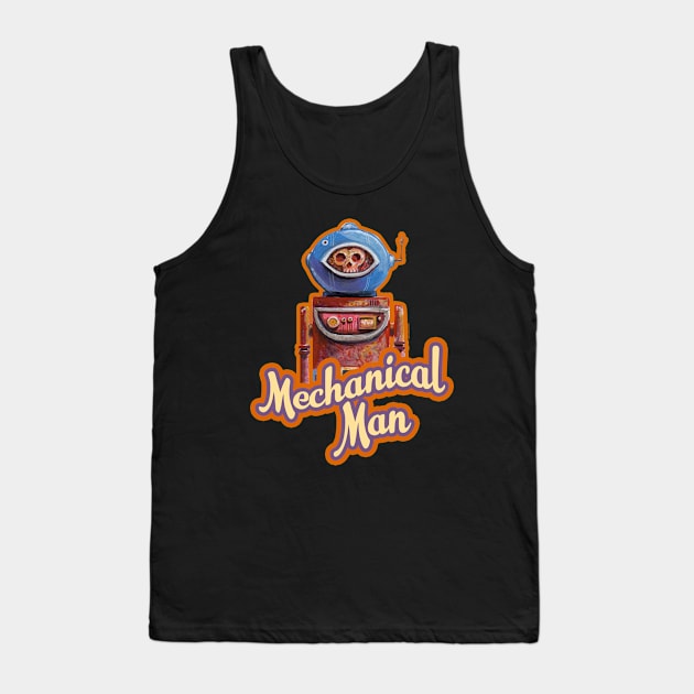 Mechanical Man Tank Top by zerostreet